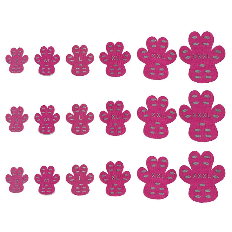 Anti-Slip Paw Protector Stickers for Dogs — Disposable Self-Adhesive Boot Replacements That Keep Paws Safe Indoors
