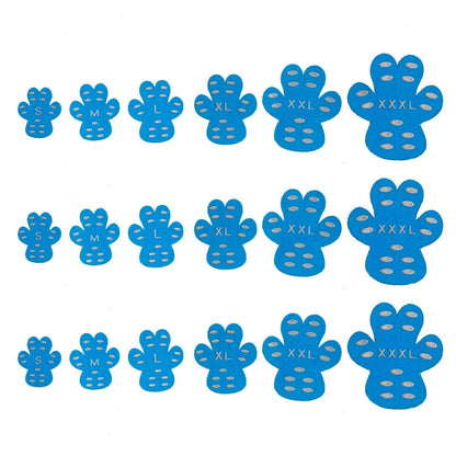 Anti-Slip Paw Protector Stickers for Dogs — Disposable Self-Adhesive Boot Replacements That Keep Paws Safe Indoors