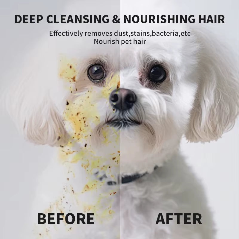 New 6PCS Pet Wash-Free Gloves Cat Bath Deodorant Wipes Disposable Cleaning Dry Cleaning Dog Wipes Gentle and Convenient Gloves